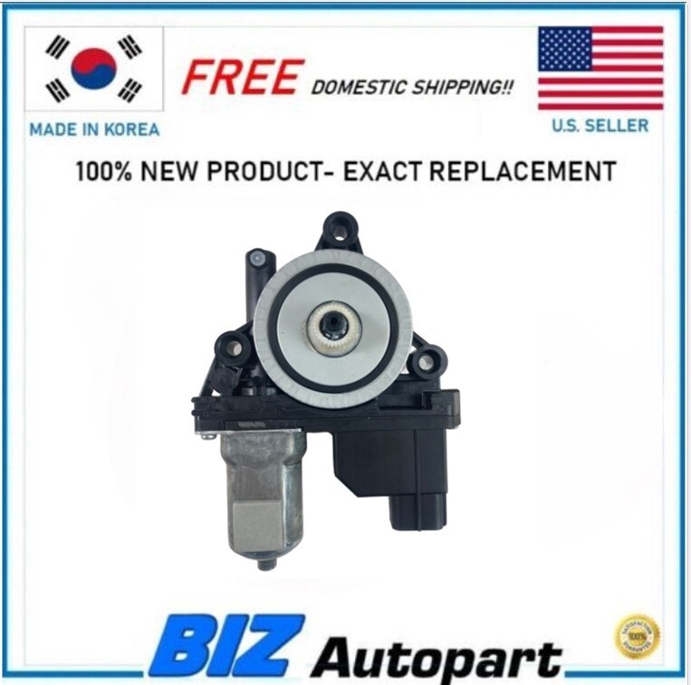 FR LH Power Window Motor W/O Auto up/Down for 2015-18 Hyundai Sonata 82450-C1010