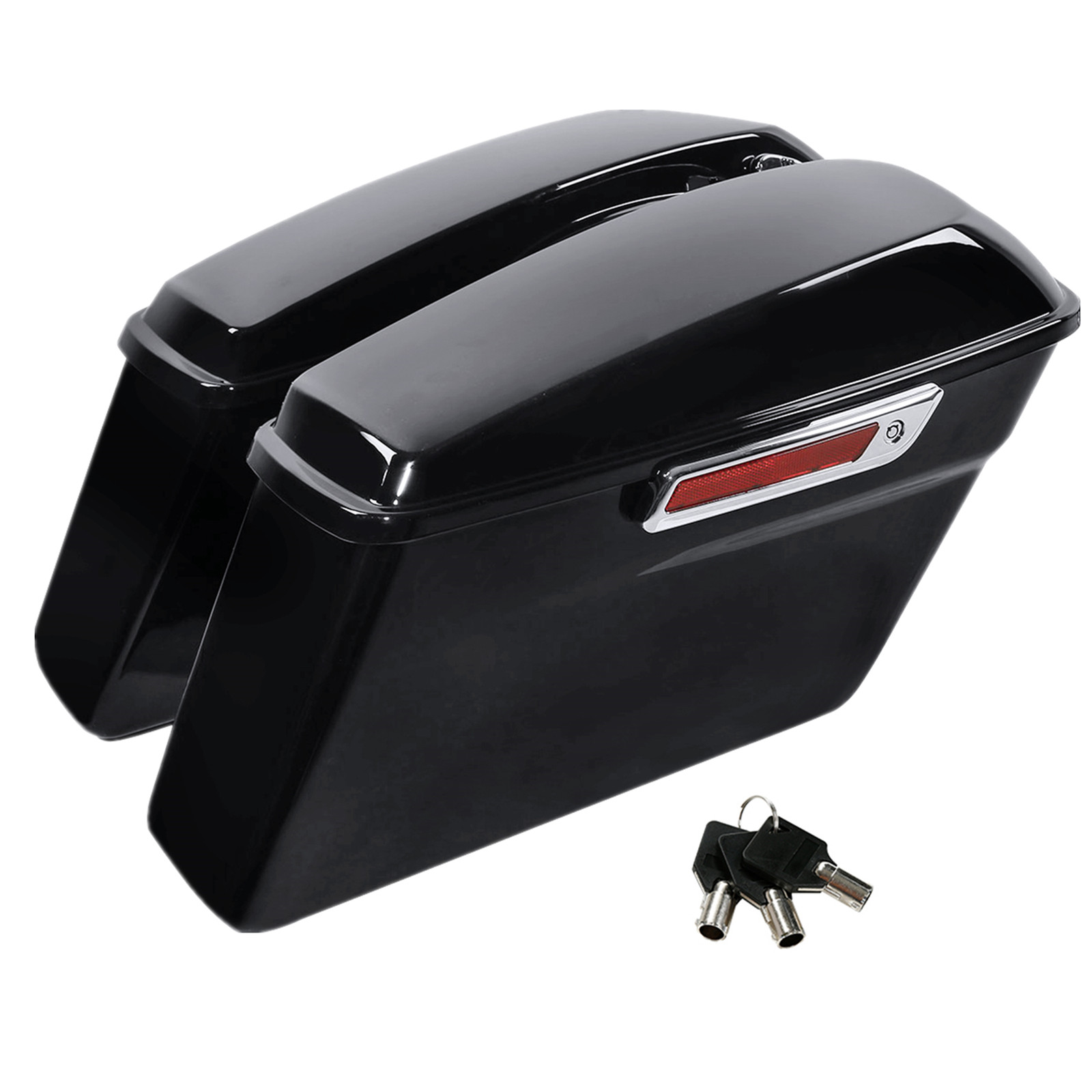 Hard Saddlebags Saddle Bags Fit For Harley Touring Street Road Glide King 93-13