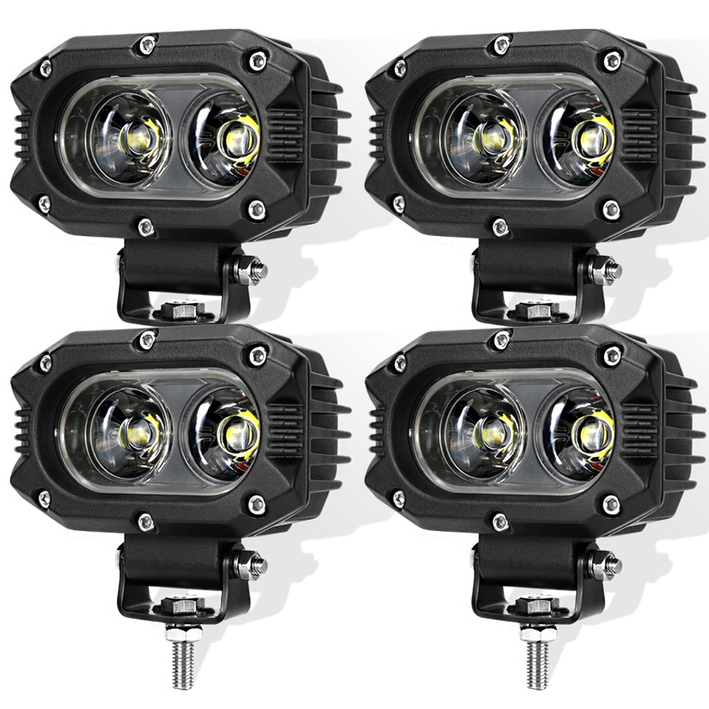 4INCH LED Work Light Spot Beam 6000K Offroad Driving Fog Lamp Truck UTV ATV 4WD