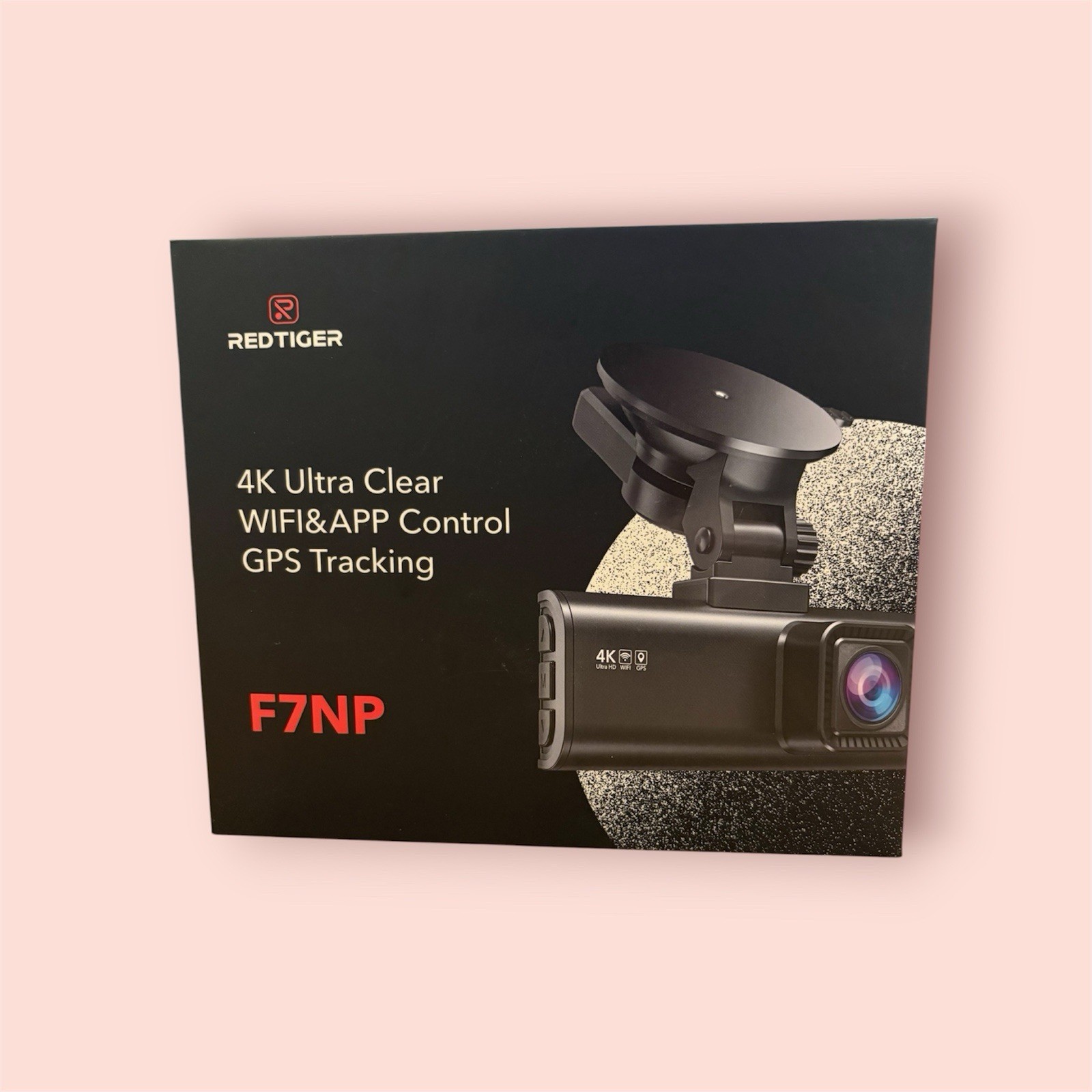 New REDTIGER 4K Ultra Clear Dash Cam F7NP Wifi and App Control GPS Tracking