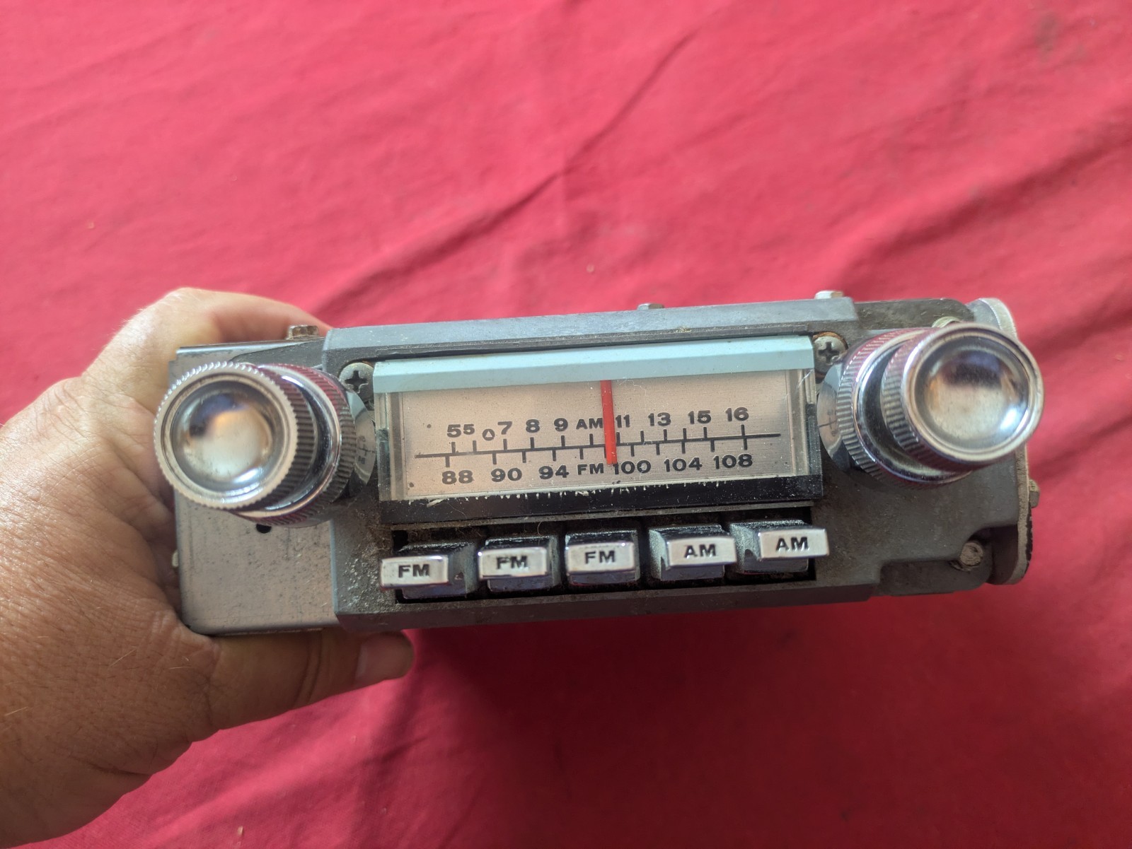 Used 1964 Ford Galaxie Thunderbird AM FM Radio Nice Shape Untested Used 1964 Ford Galaxie Thunderbird AM FM Radio Nice Shape Untested