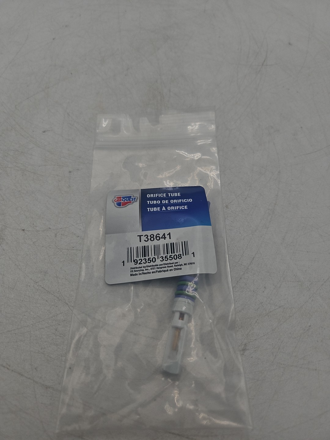 A/C Orifice Tube CARQUEST T38641 Brand New 