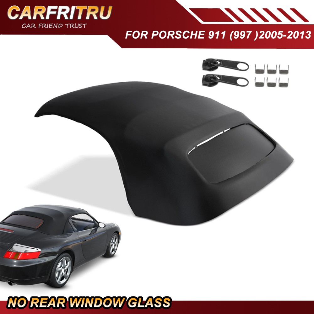 Black Convertible Soft Top for Porsche 911 2002 2003 2004-2011 2012 99756190101