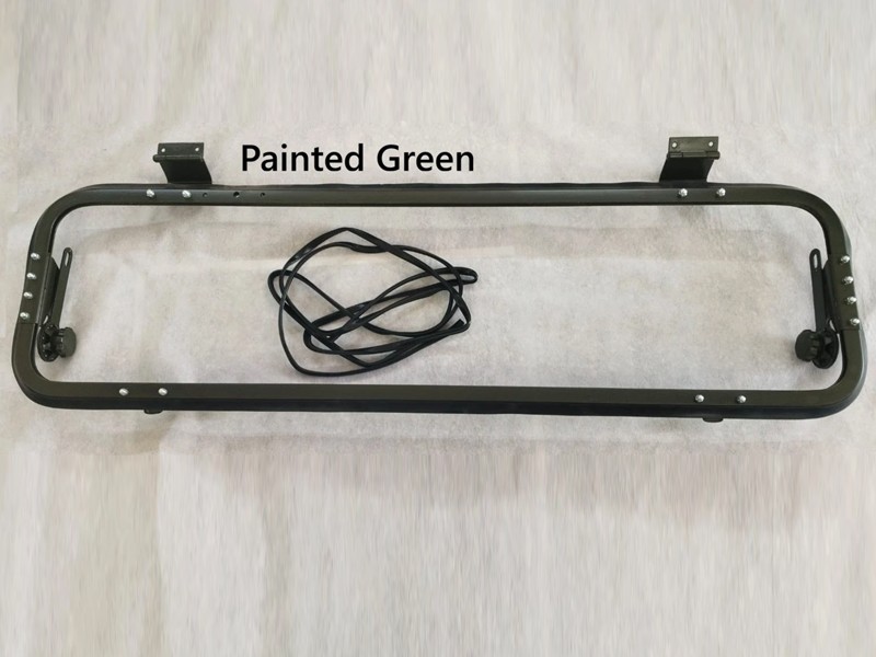 Ventilating Windshield Kit For WIllys Jeep Fits Cj3A,CJ3B,M38 Overland-Green