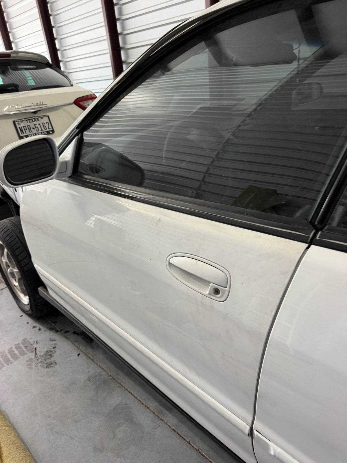 OEM 1994-2001 ACURA INTEGRA Exterior Door Handles sedan Front & Rear WHITE set OEM 1994-2001 ACURA INTEGRA Exterior Door Handles sedan Front & Rear WHITE set