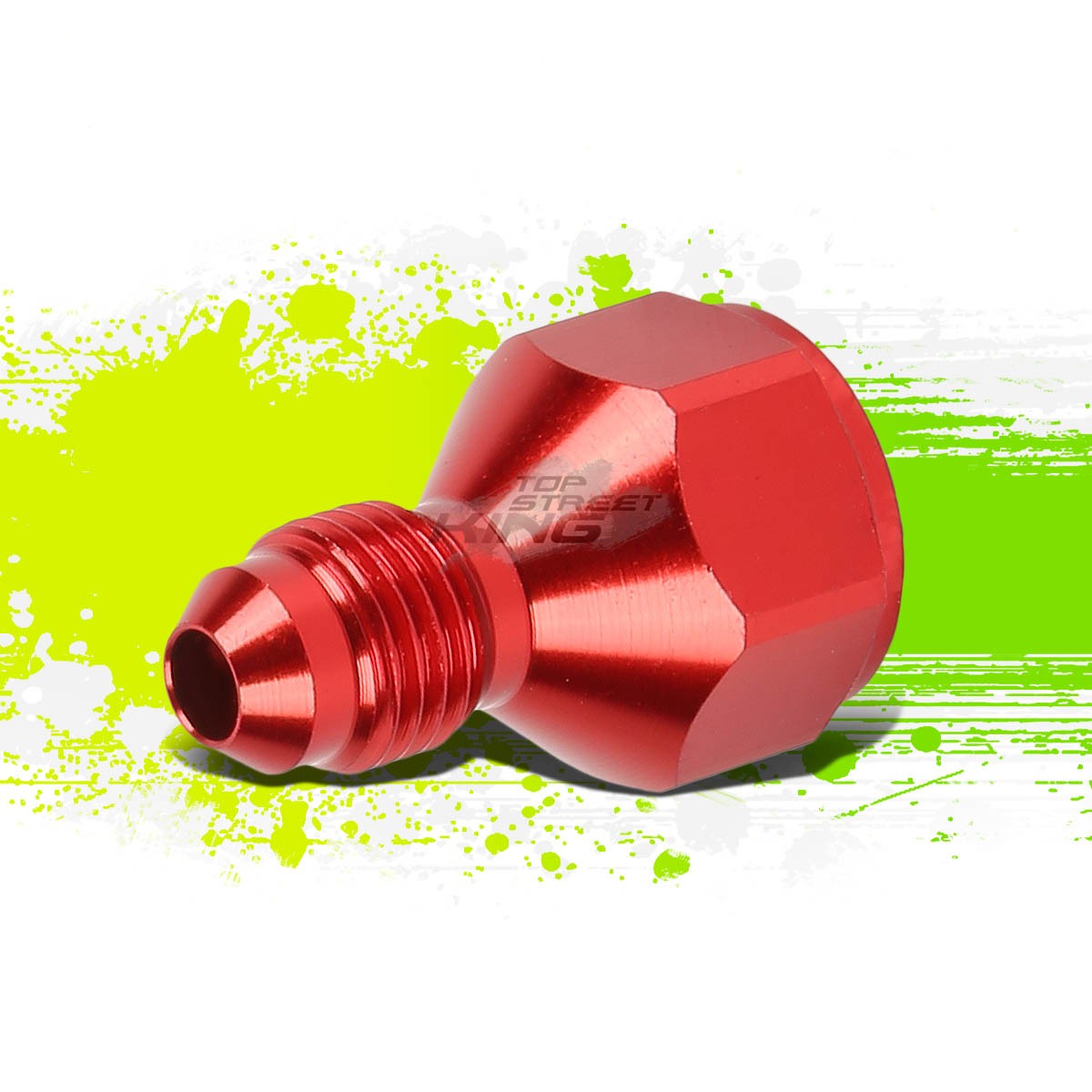 4AN AN4 FEMALE FLARED TO MALE 3AN AN3 RED ALUMINUM REDUCER HOSE FITTING ADAPTER