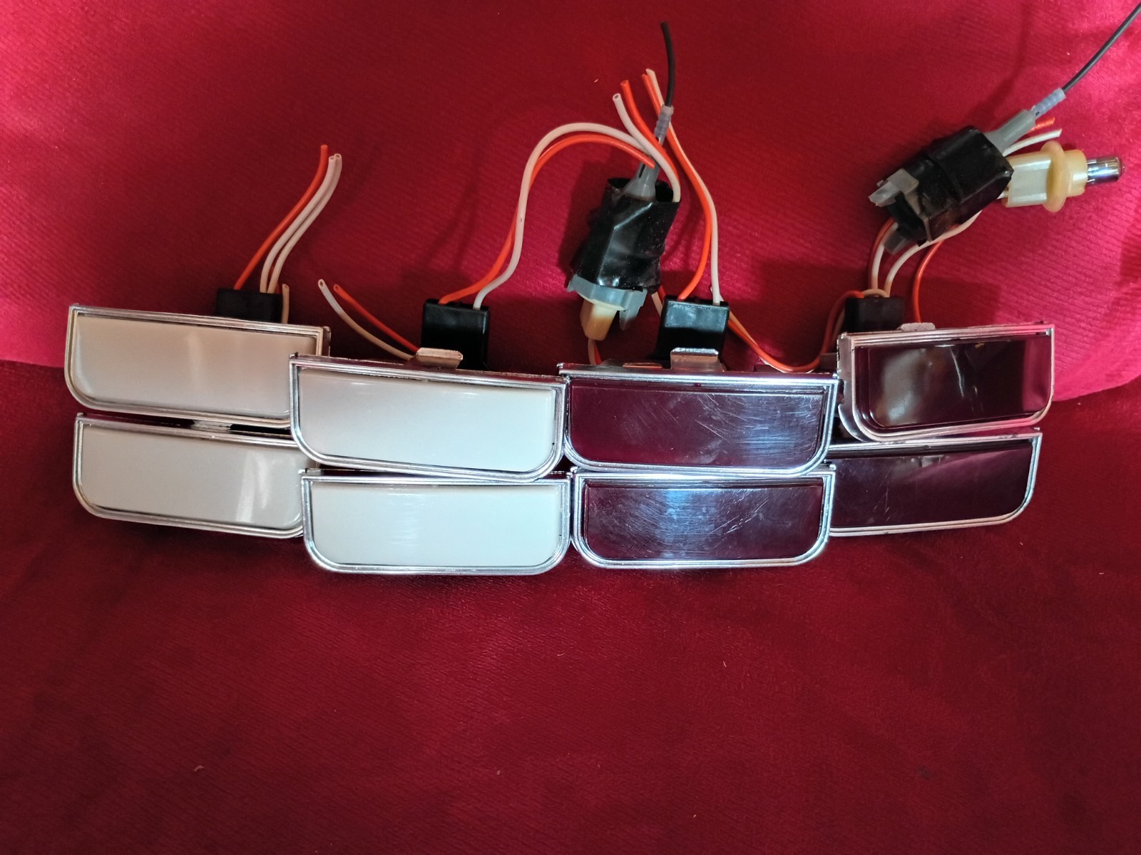 1980-1985 Cadillac Seville Door Courtesy Light Lenses.  GOOD CONDITION