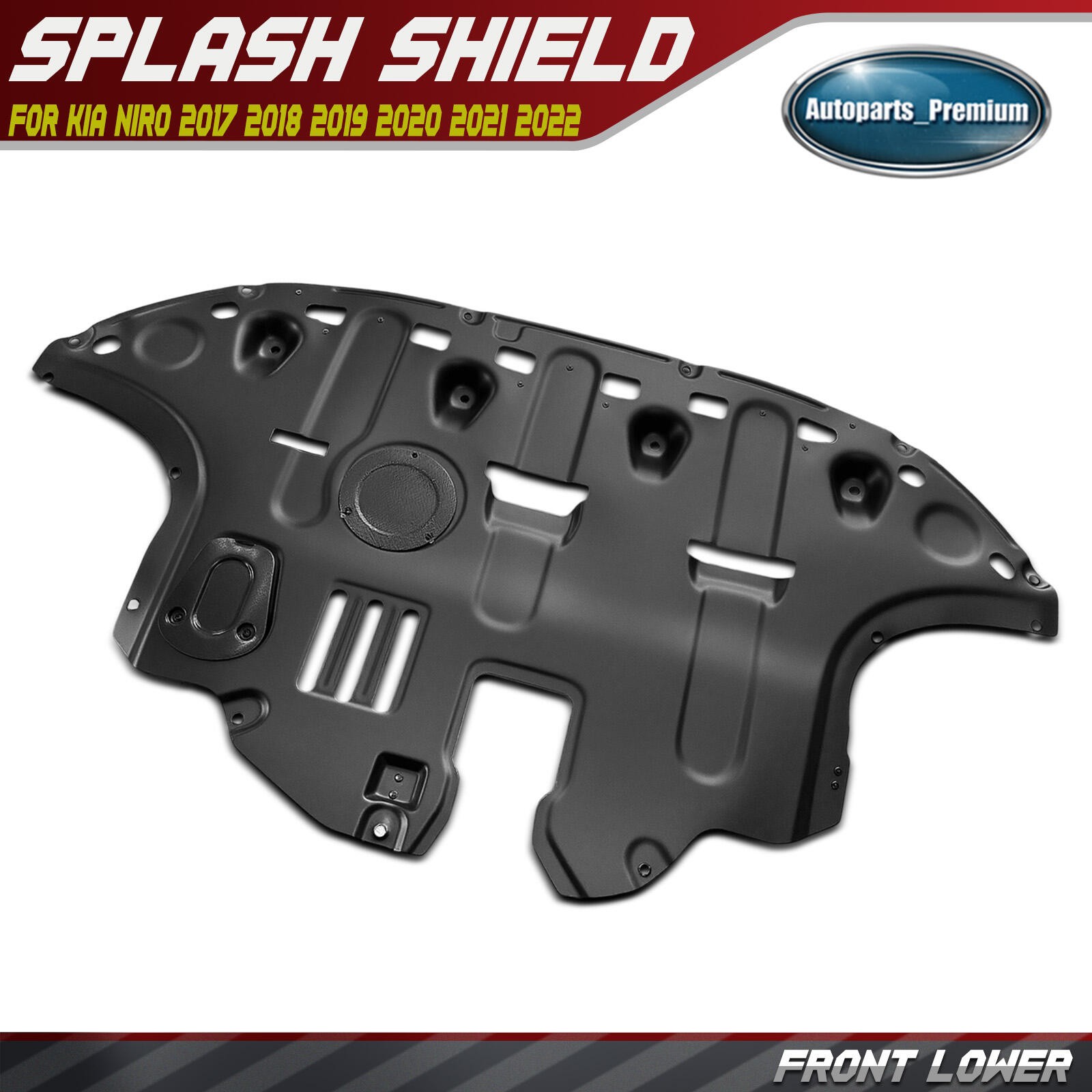 Front Lower Side Engine Splash Shield for Kia Niro 2017 2018 2019 2020 2021 2022