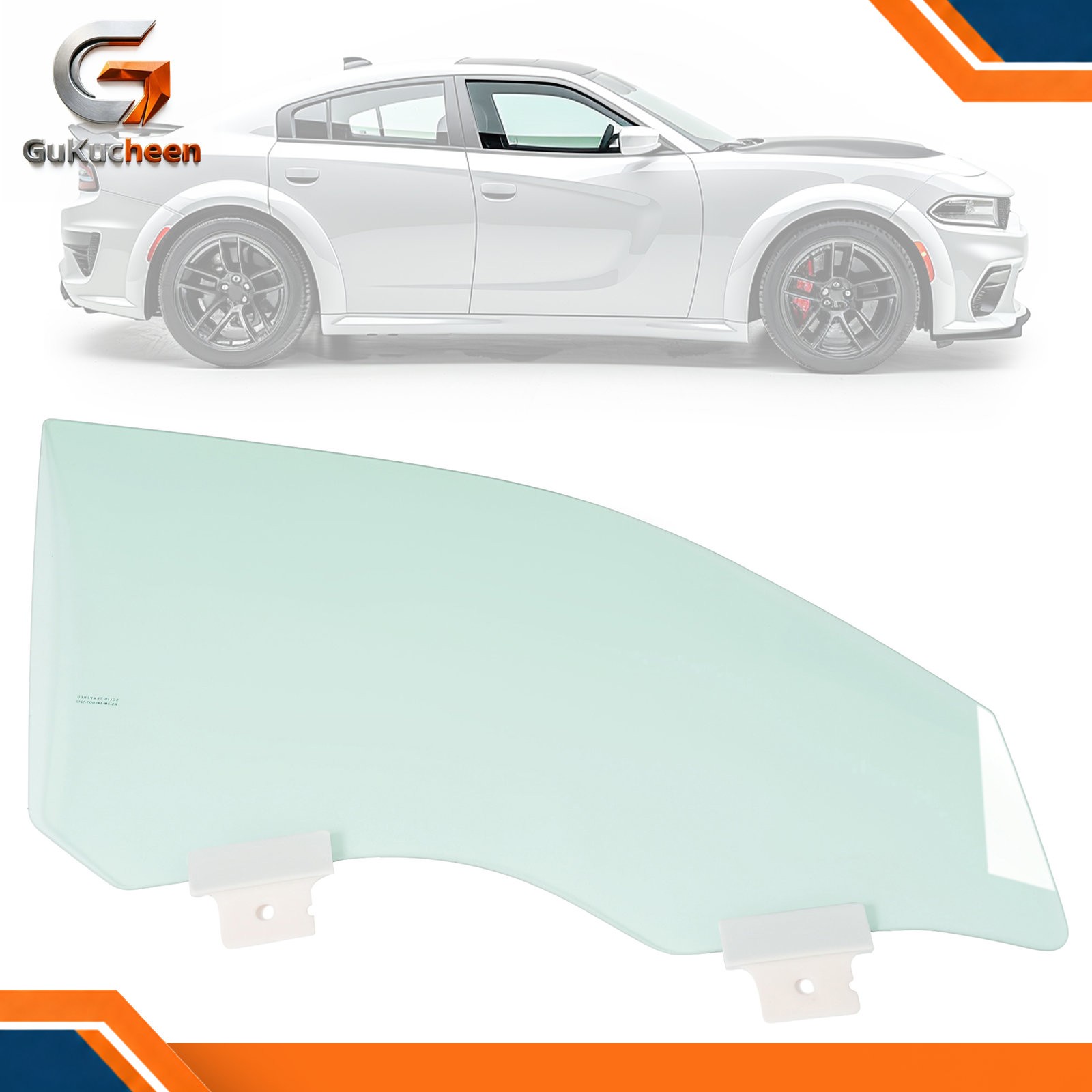 Fits 2011-2023 Dodge Charger Passenger Side (Right) Front Door Glass Window