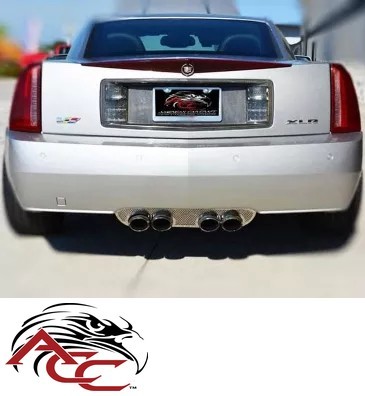 Exhaust Port Filler Panel – 2004–2008 Cadillac XLR – Perforated Stainless