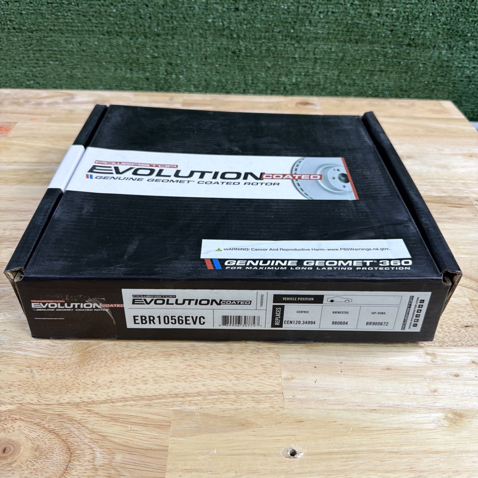 Rr Disc Brake Rotor Power Stop EBR1056EVC Power stop Evolution Coated Rr Disc Brake Rotor Power Stop EBR1056EVC Power stop Evolution Coated