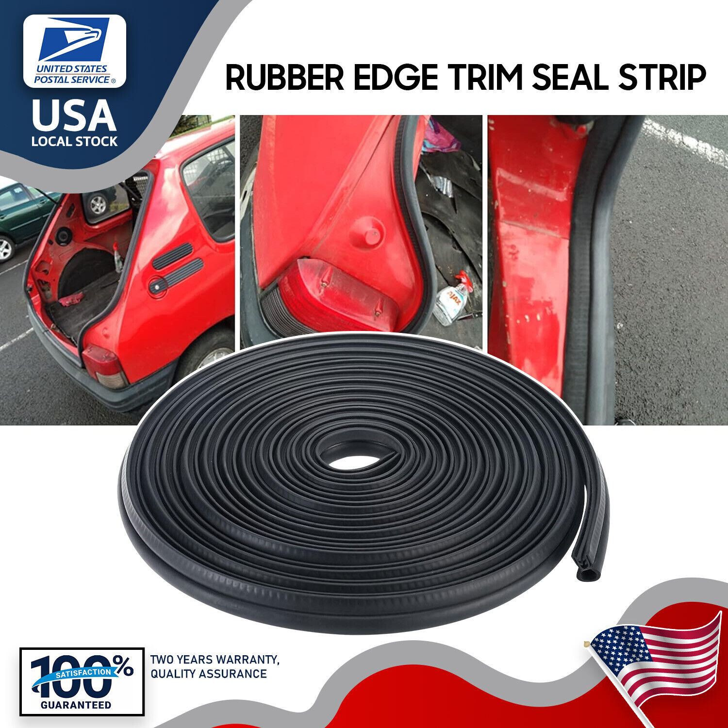 39FT For Toyota U Shape Rubber Car SUV Seal Weather Strip Door Edge Moulding NEW