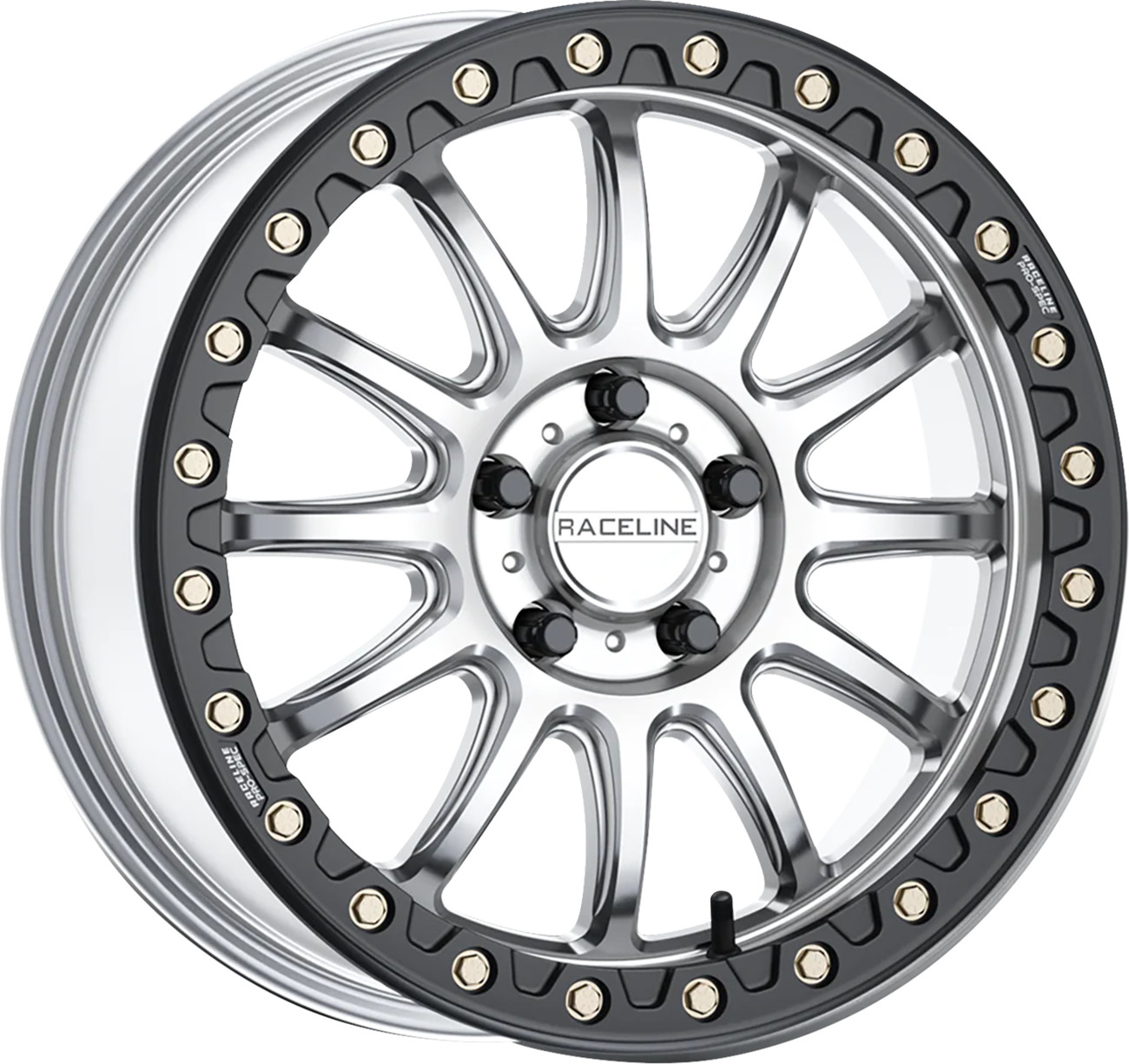 Raceline Alpha Beadlock Wheel 15x10 4/137 Silver/Black Raceline Alpha Beadlock Wheel 15x10 4/137 Silver/Black
