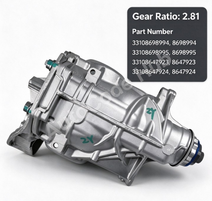 2.81 Rear Axle differential For BMW 330 325i 425i 430i G20 G22 G26 33108647923