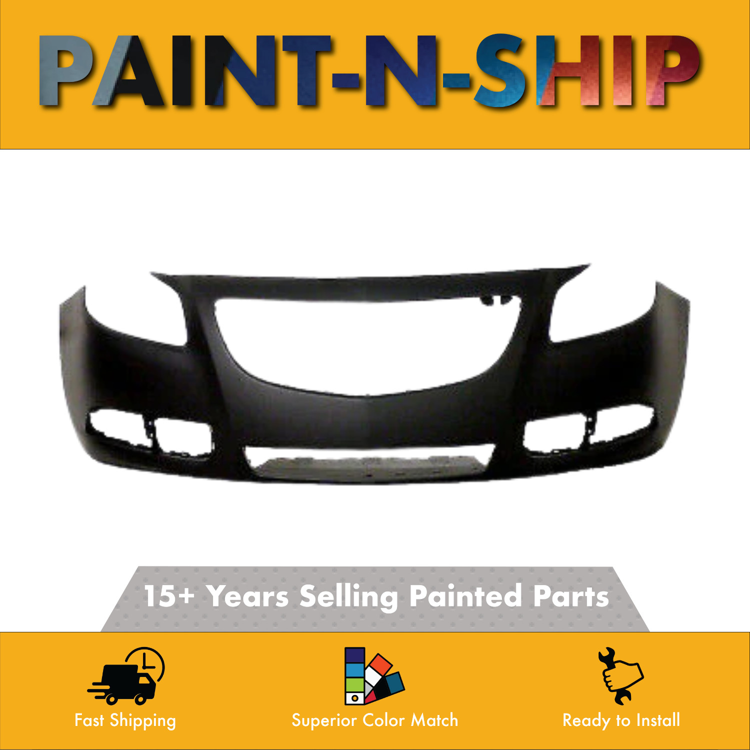 For 2011-2013 Buick Regal Front Bumper Base/CXL/Premium Painted to Match