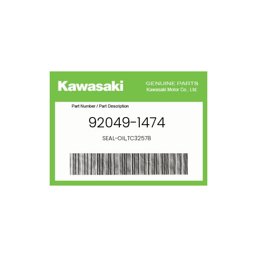 Kawasaki Genuine Seal-Oil,Tc32578 - 92049-1474