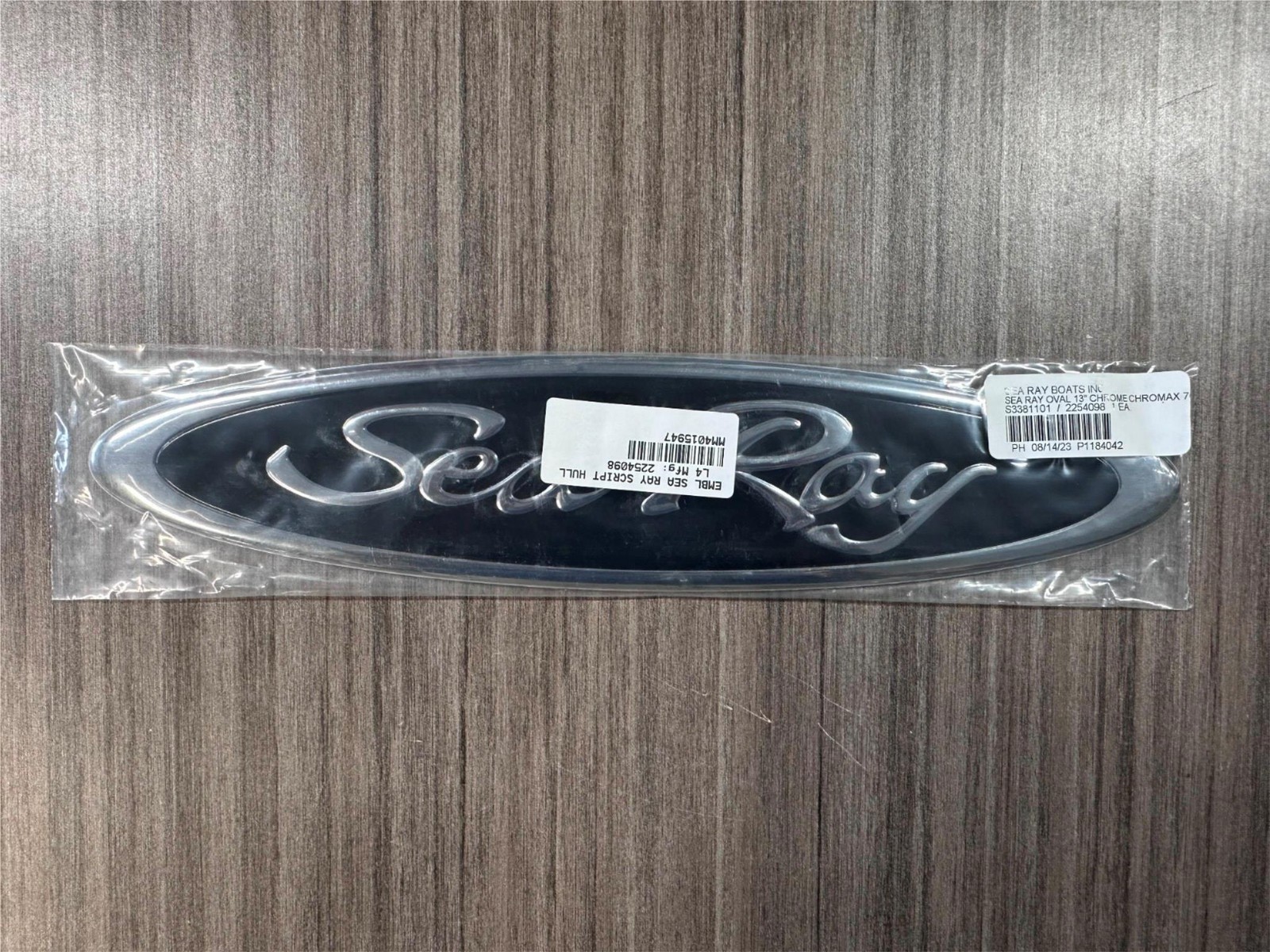 Sea Ray 2254098 EMBLEM SEA RAY SCRIPT HULL LOGO 13