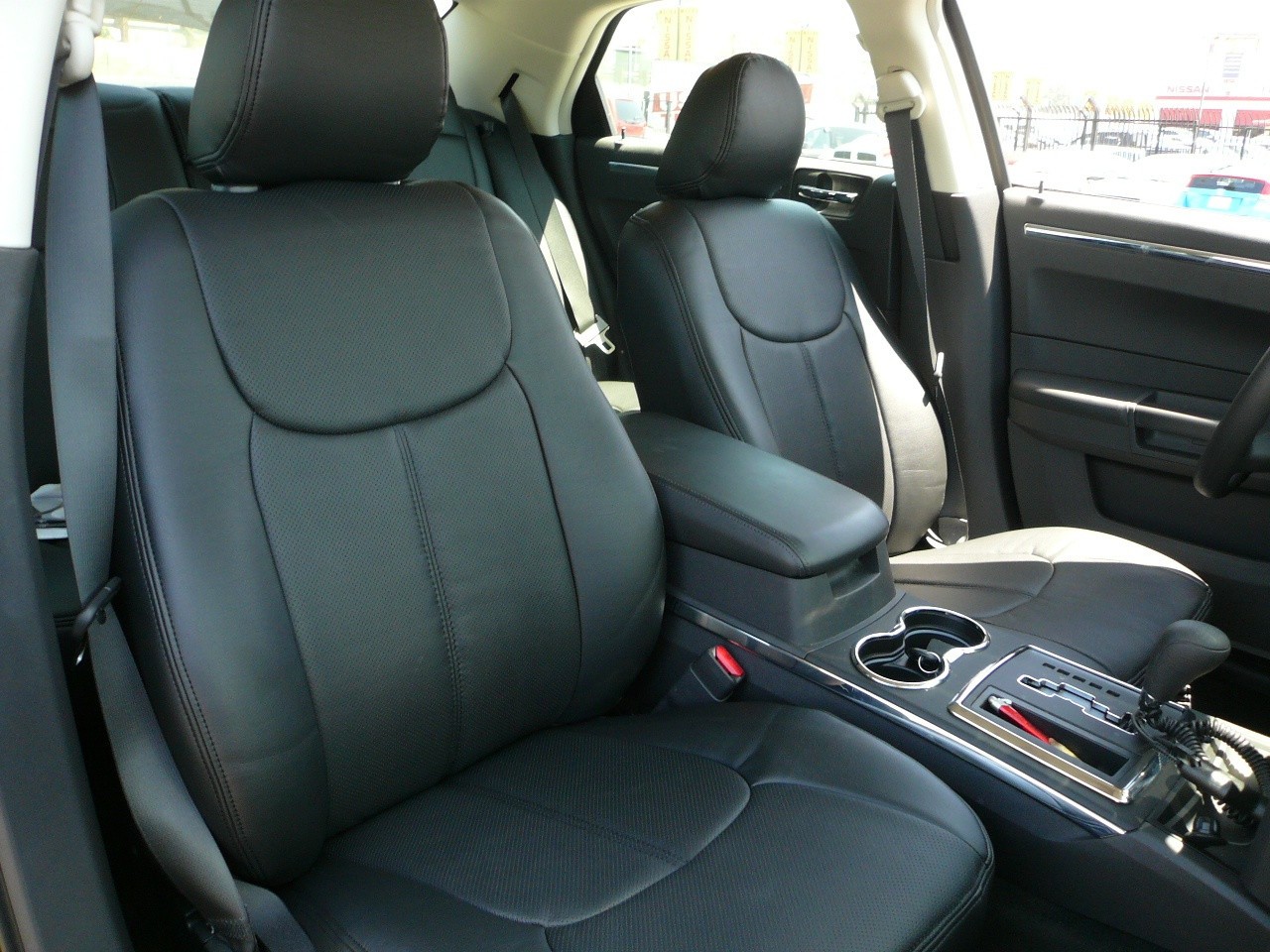 Clazzio Custom Tailored Leather Seat Covers for 2005-2010 Chrysler 300 - Black