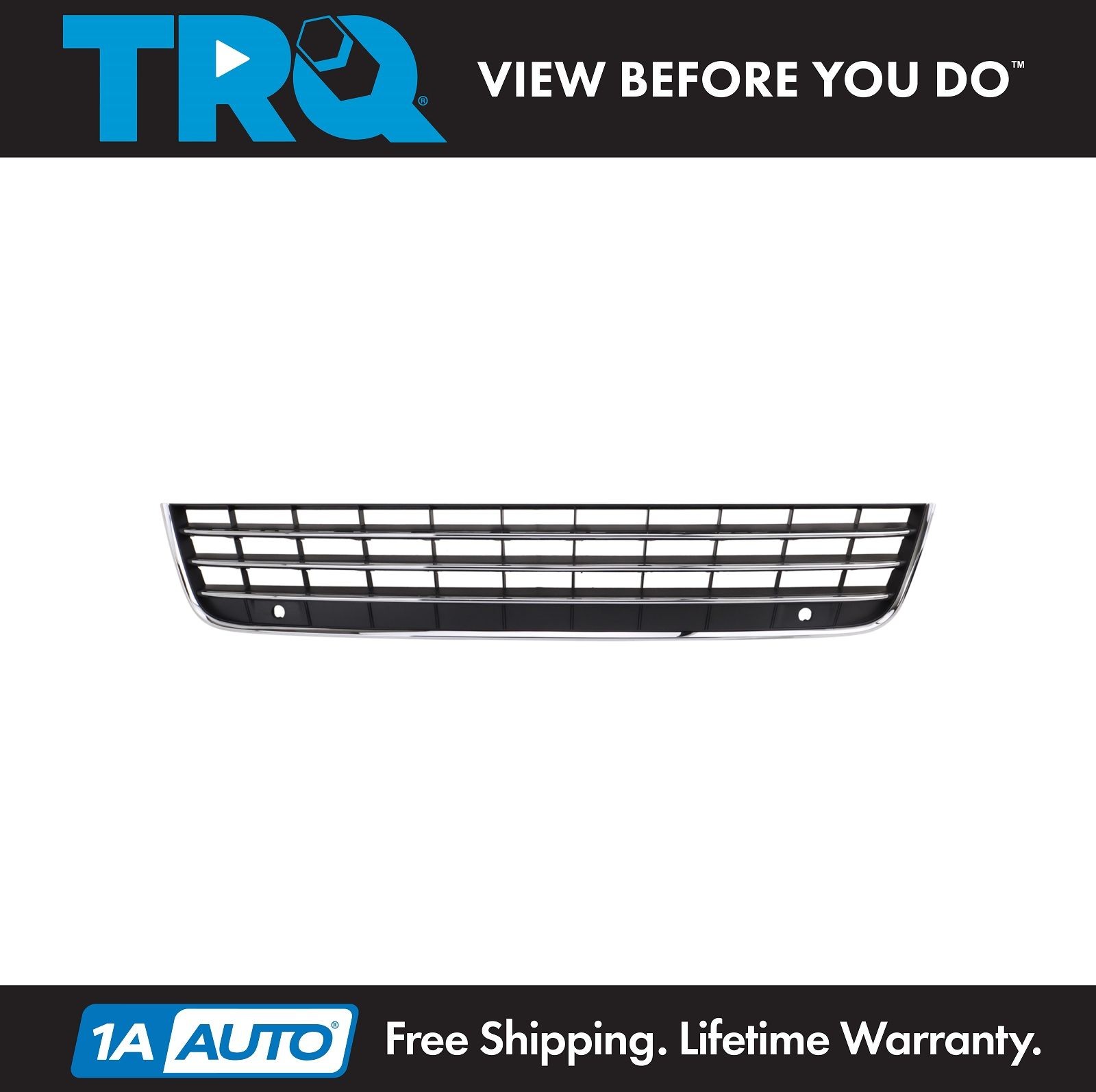 TRQ Front Center Lower Grille for 2010-2014 Volkswagen Touareg
