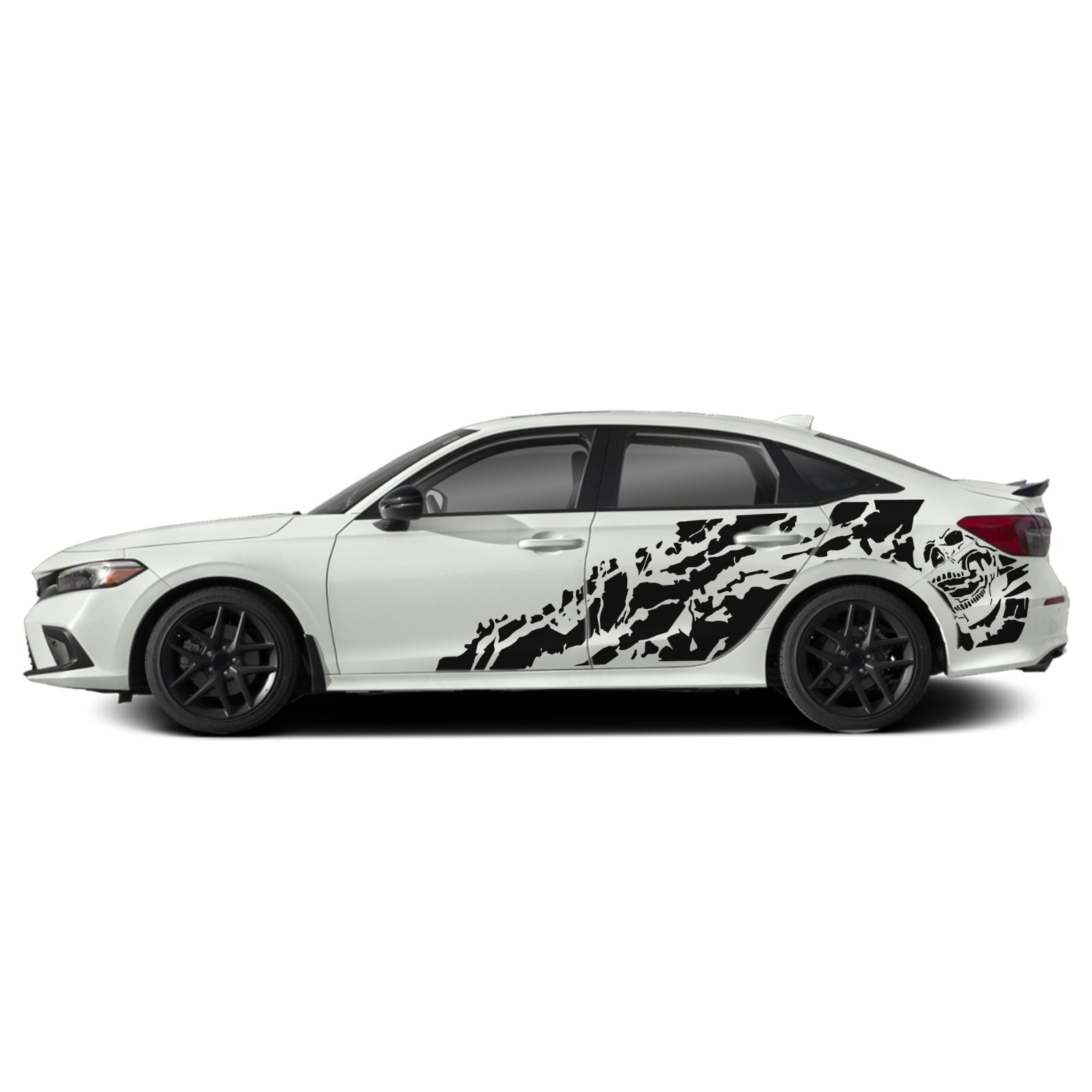 Nightmare Decal For Honda Civic LX Sport Touring EX sticker Graphic door Stripe