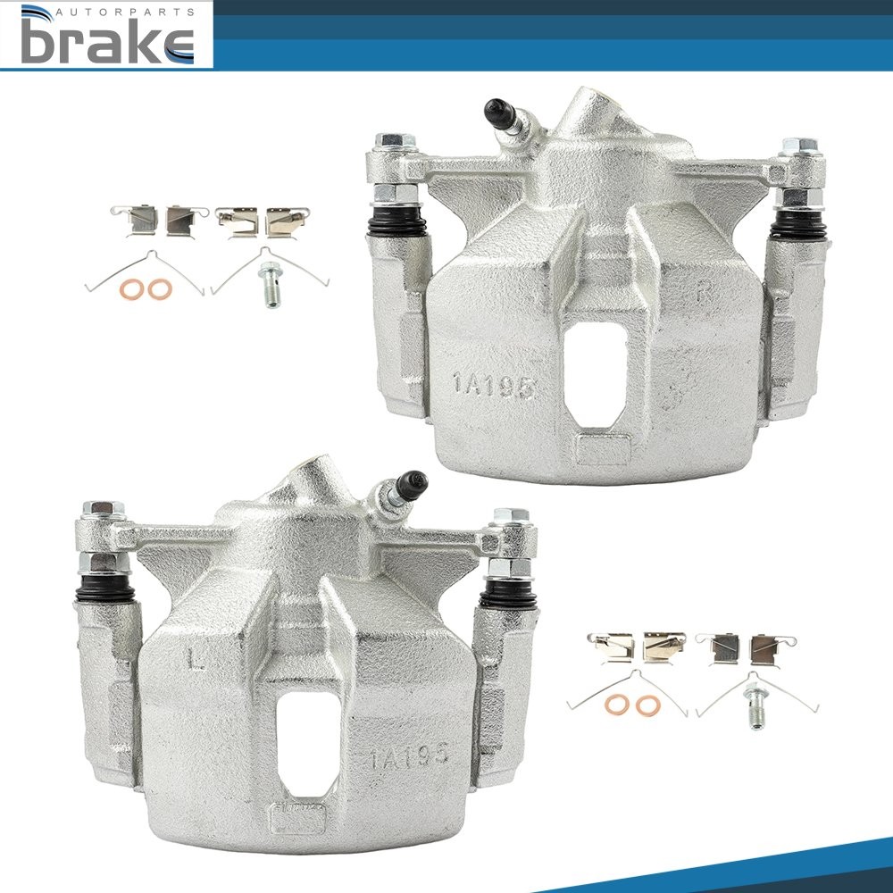 Front Disc Brake Calipers w/Bracket For 1993-97 Toyota For Corolla l4 1.6L 1.8L