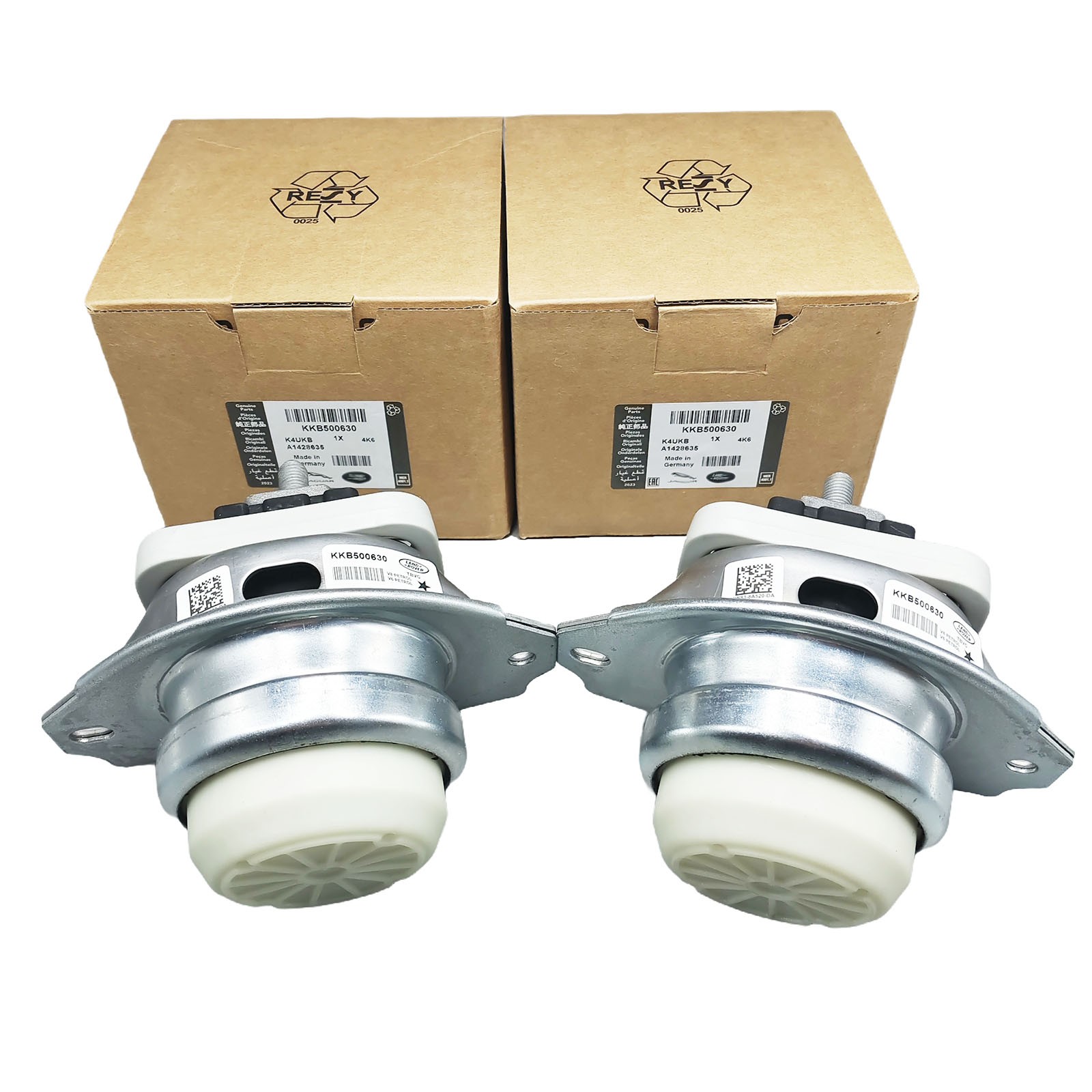 2PCS Engine Mount Motor Support OEM KKB500630 For Land Range Rover Sport LR3 LR4