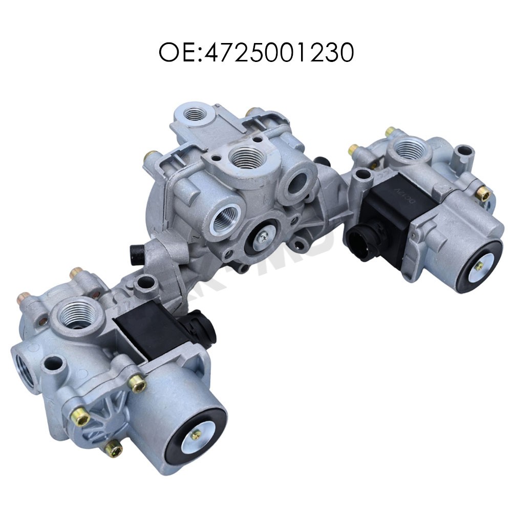ABS Relay Valve Modulator Rear Axle Package For Wabco Peterbilt Volvo 4725001230