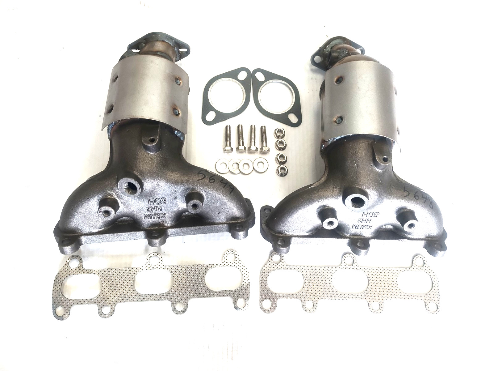 Fits: 2005-2008 Hyundai Tucson 2.7L FWD Manifold Catalytic Converter Bank1 And 2