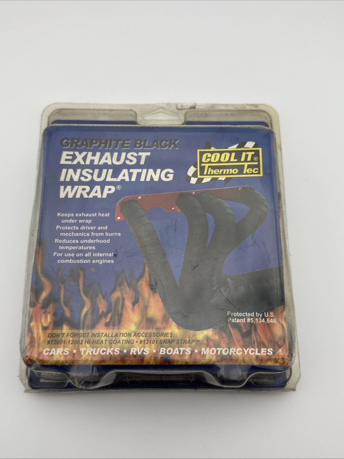 Cool It Thermo Tec 11022 Graphite Black Exhaust Header Wrap 2\