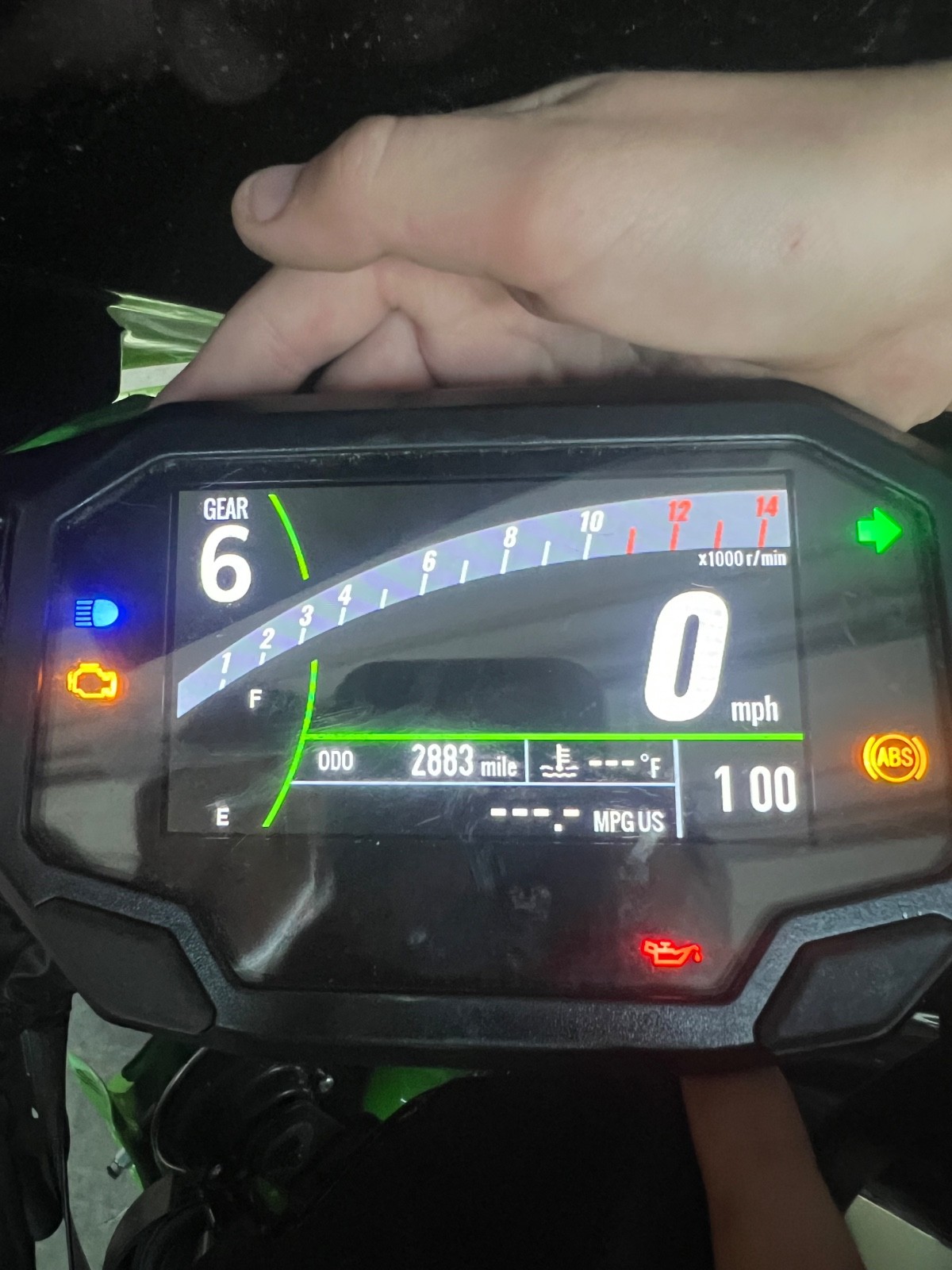 2025 24-25 Kawasaki Ninja 500 EX500 Gauge Cluster Dash 2883 MILES LOW #57 2025 24-25 Kawasaki Ninja 500 EX500 Gauge Cluster Dash 2883 MILES LOW #57
