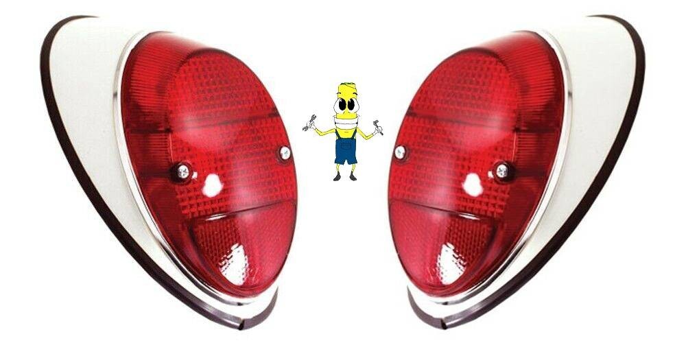 Empi Red Tail Light Assembly for VW Bug / Beetle 1962-1967 Left/Right