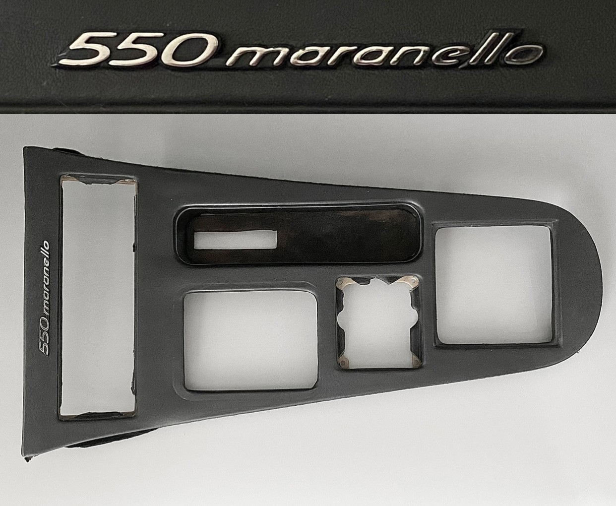 Genuine Ferrari 550 Maranello Leather Console Panel 64705800 ready to ship ASAP Genuine Ferrari 550 Maranello Leather Console Panel 64705800 ready to ship ASAP