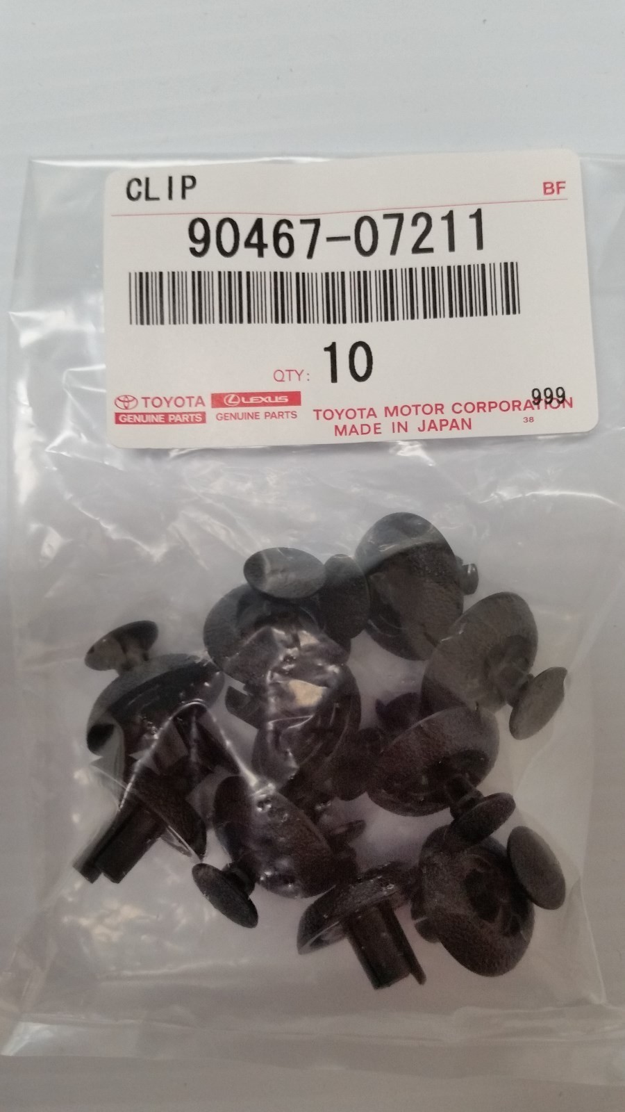 LEXUS OEM FACTORY ENGINE COVER CLIPS X10 2010-2019 RX350 RX450H 90467-07211 LEXUS OEM FACTORY ENGINE COVER CLIPS X10 2010-2019 RX350 RX450H 90467-07211