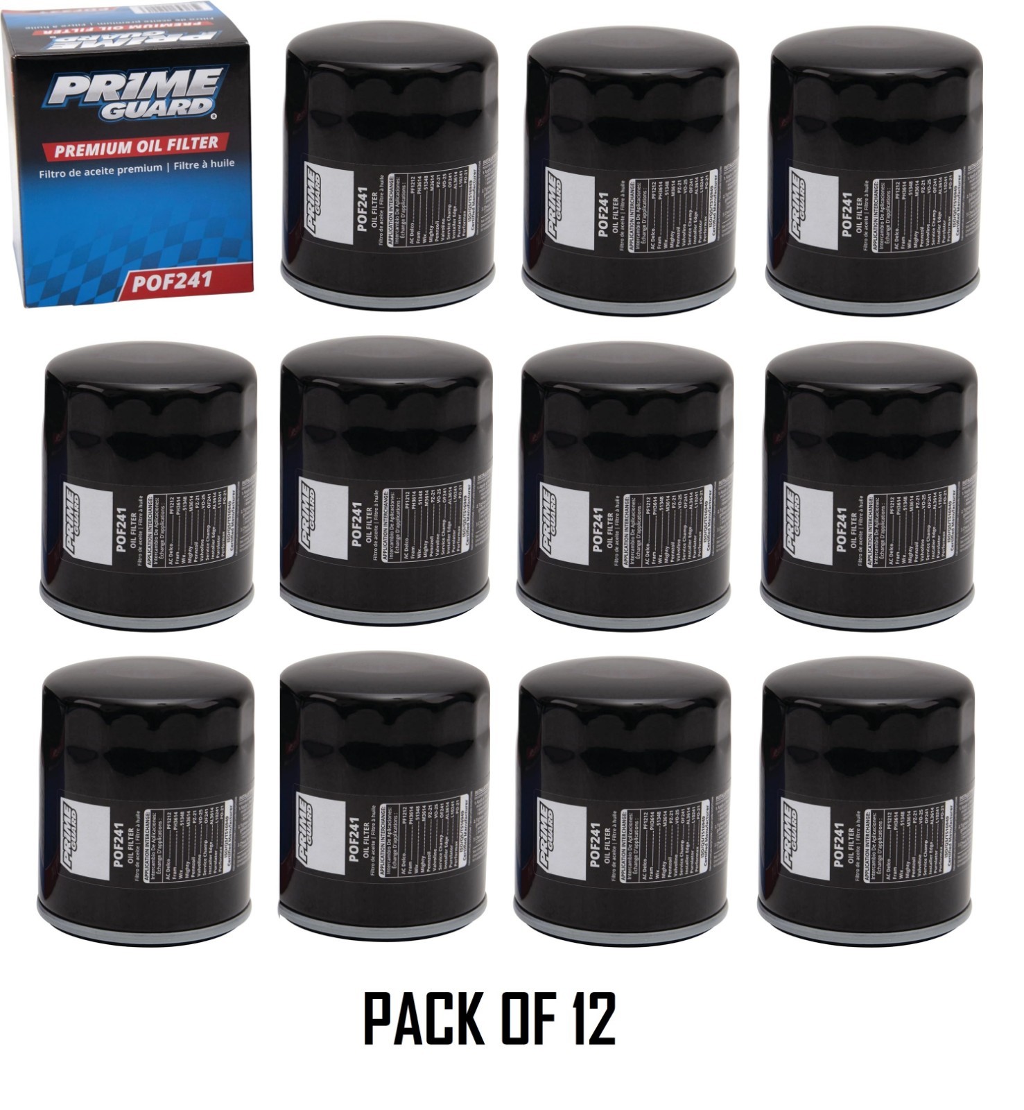 Prime Guard  Oil Filter POF241- Case of 12 NEW 