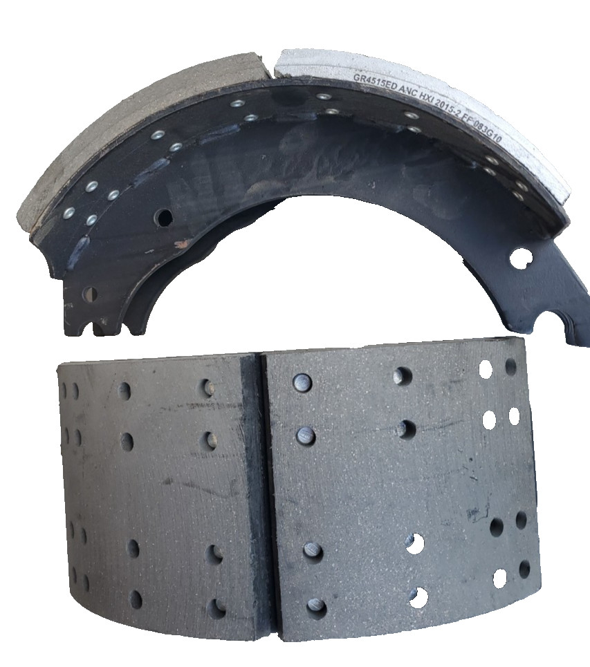 Relined Haldex GG4514QG Brake Shoes 16-1/2
