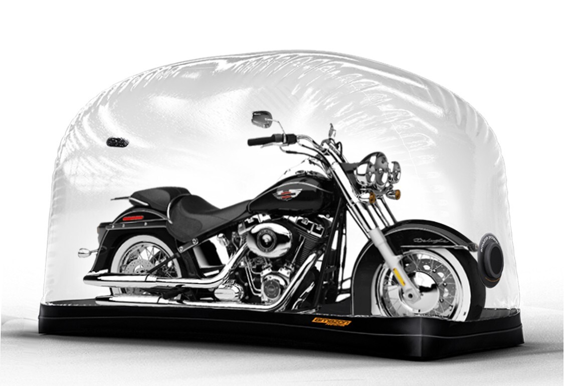 Amazon Protection Motorcycle Capsule Bubble Cover for Harley Davidson Softail Amazon Protection Motorcycle Capsule Bubble Cover for Harley Davidson Softail