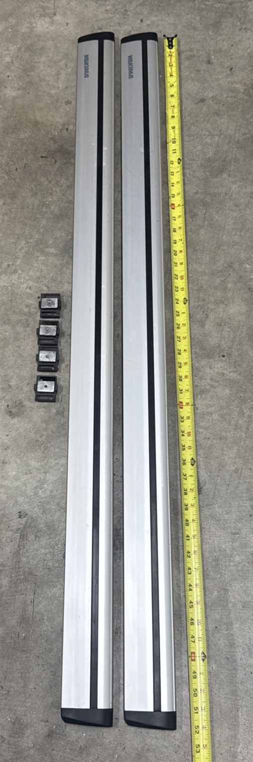 Yakima 50” Jetstream 2x Aerodynamic Roof Rack Cross Bars With Adapter AAAA Yakima 50” Jetstream 2x Aerodynamic Roof Rack Cross Bars With Adapter AAAA