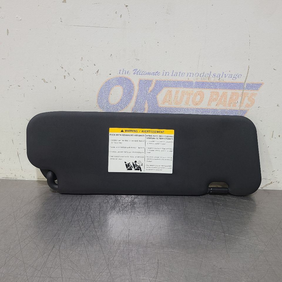 13 2013 NISSAN 370Z ROADSTER SUN VISOR LEFT DRIVER BLACK