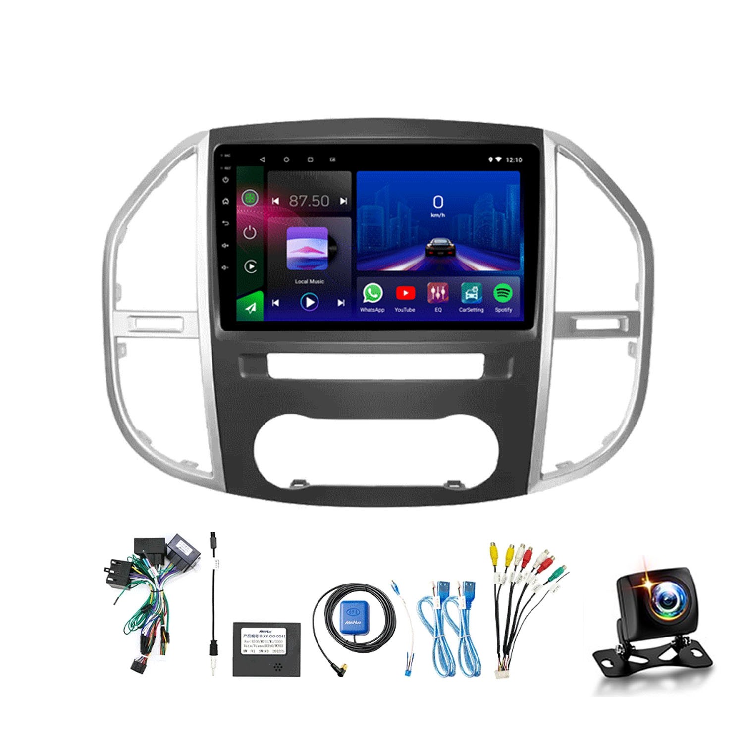 2+32GB Android 15.0 GPS Car Radio For Mercedes Benz Metris W447 Vito 3 2014-2020