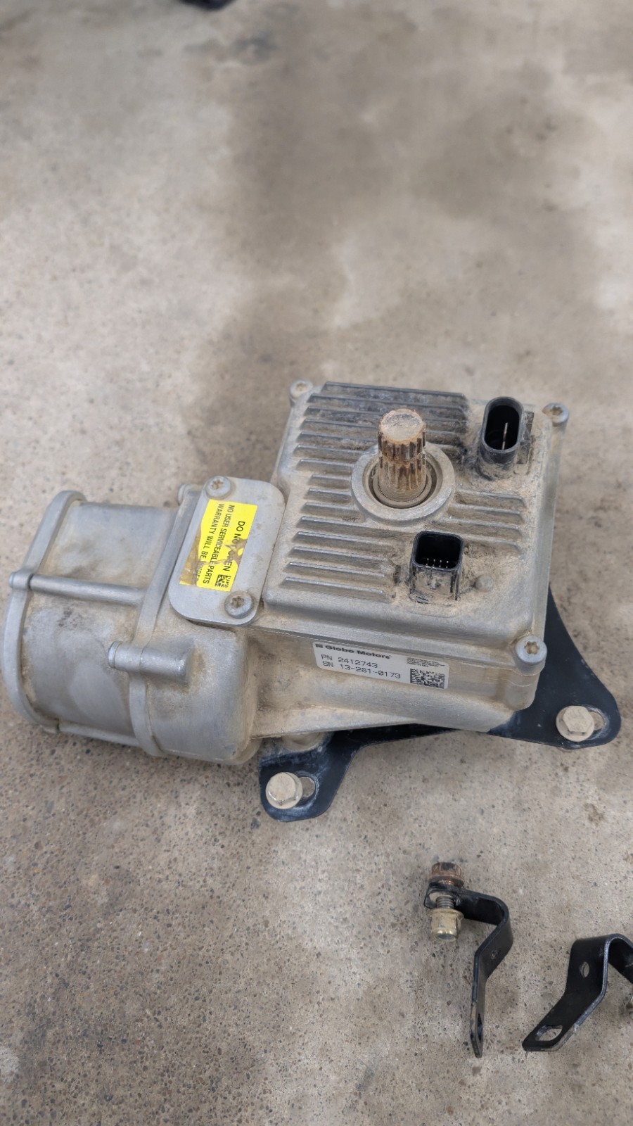 14-15 POLARIS SCRAMBLER 850 POWER STEERING PUMP BOX GEARBOX