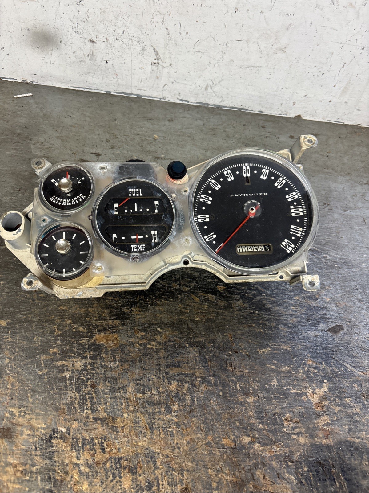 1963 Plymouth Sport Fury Instrument Panel Dash Cluster Rare Tested Mopar Circuit