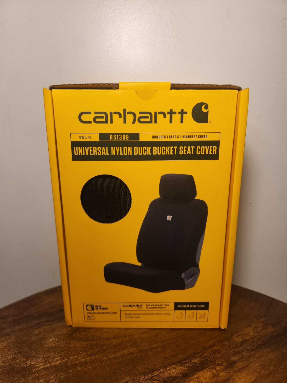 Carhartt Universal Nylon Duck Bucket Seat Cover RS1399 New Carhartt Universal Nylon Duck Bucket Seat Cover RS1399 New