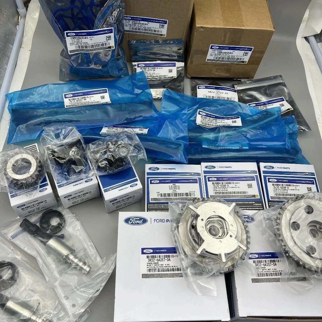 New 04-08 Ford 5.4L Timing Chain Kit Water Oil Pump Cam Phaser Gaskets Solenoid