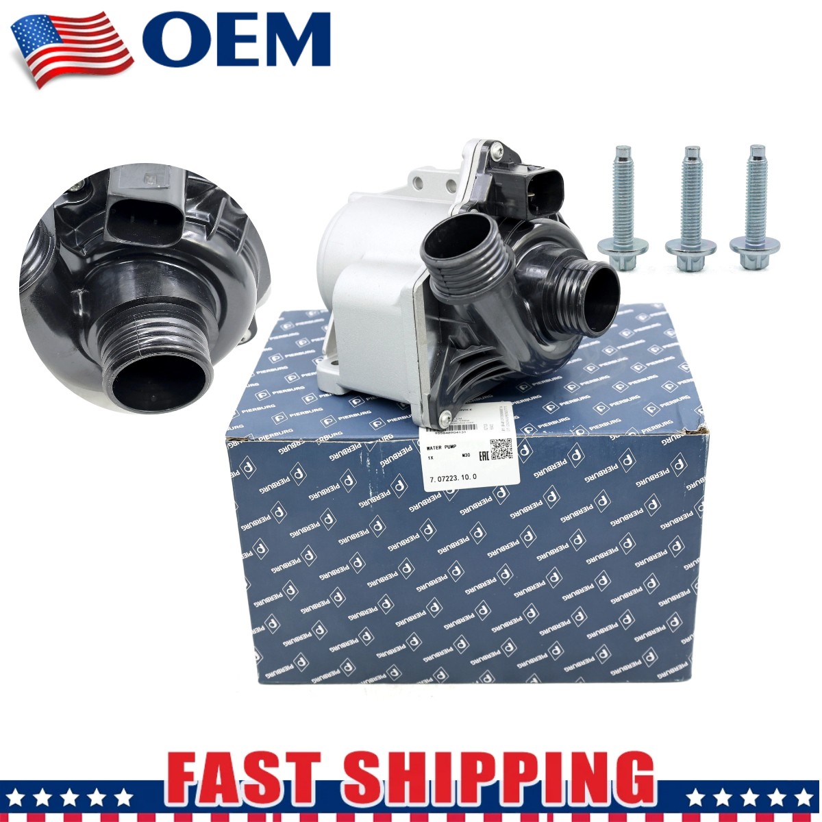 PIERBURG Electric Water Pump for BMW 135i 335i 535i 640i 740i 3.0L 11517632426