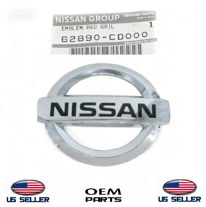 OEM 62890CD000 For Nissan 370Z Front Emblem 2003-2008 350Z 2009-2021- Badge JDM OEM 62890CD000 For Nissan 370Z Front Emblem 2003-2008 350Z 2009-2021- Badge JDM