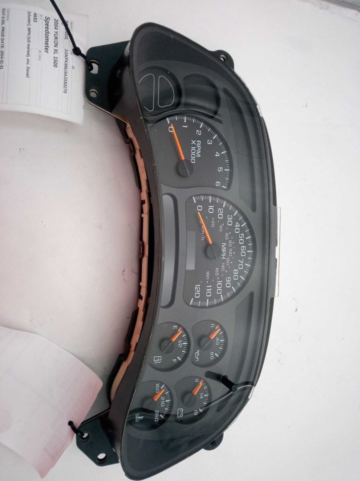 Speedometer Cluster MPH US Market Denali Fits 03-04 YUKON 774756