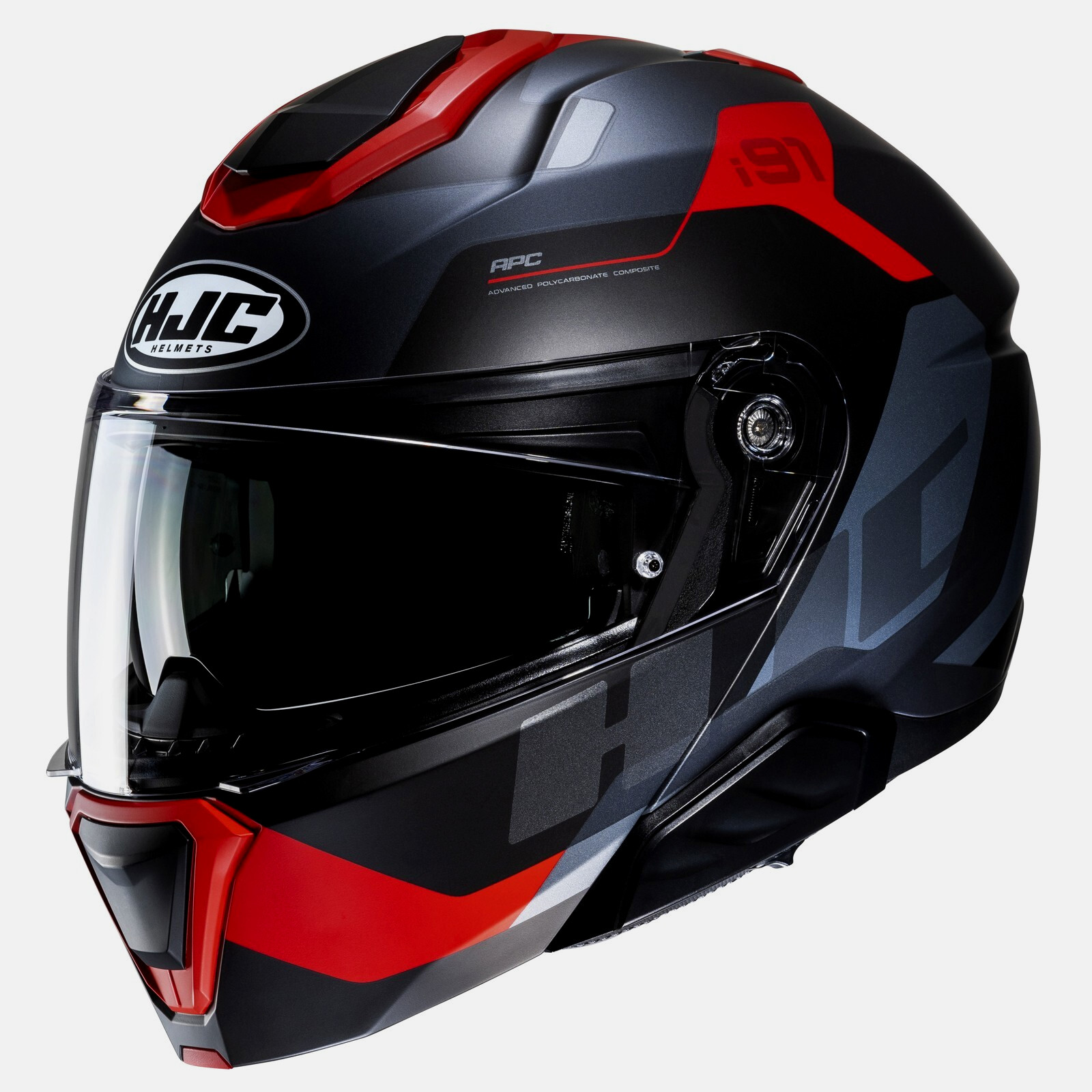 HJC i91 Carst Modular Sunscreen Motorcycle Helmet Red XS S M L XL 2XL DOT USA BK