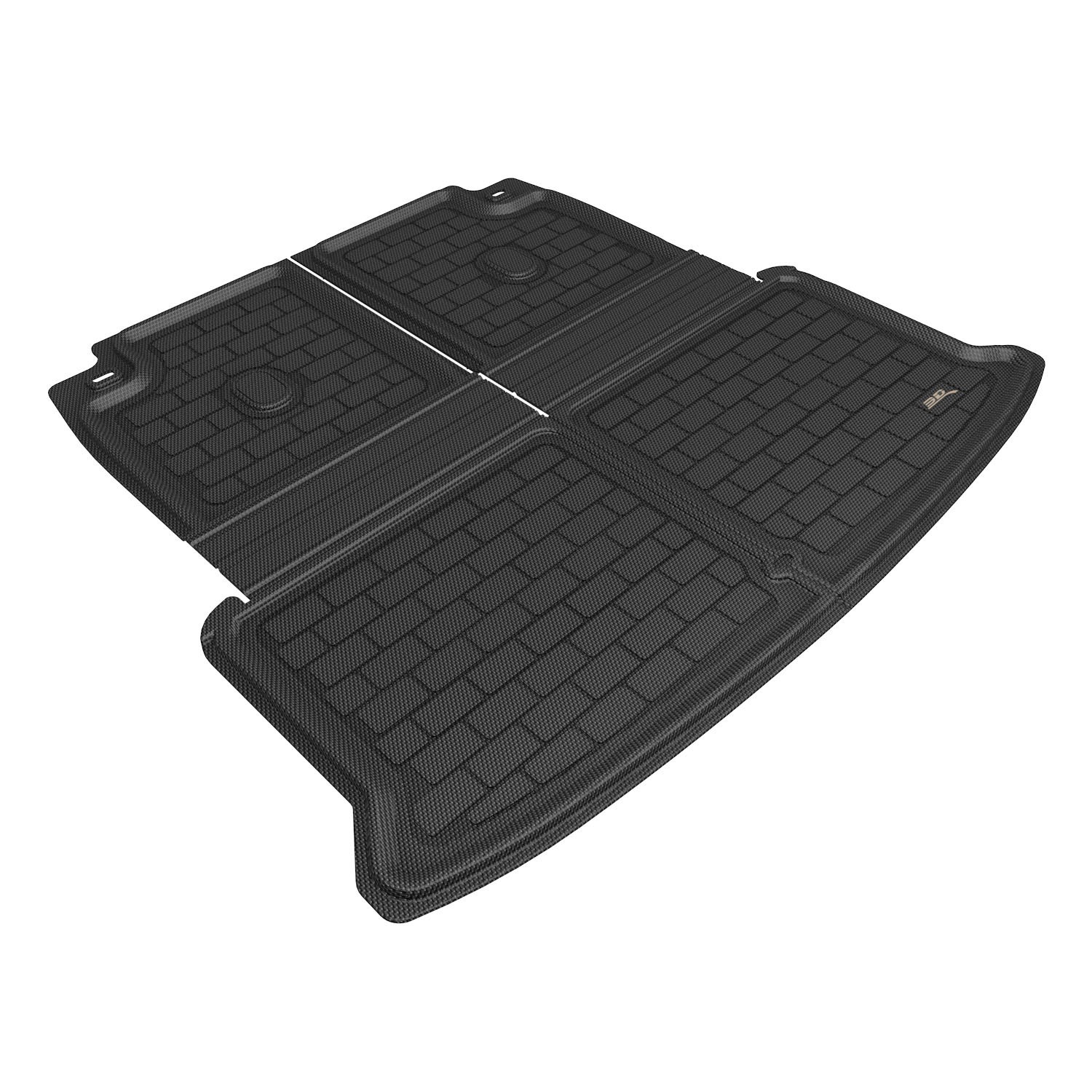 3D Maxpider 24-26 Fits Lexus TX Kagu Black 3rd Row Manual Foldable Cargo Liner
