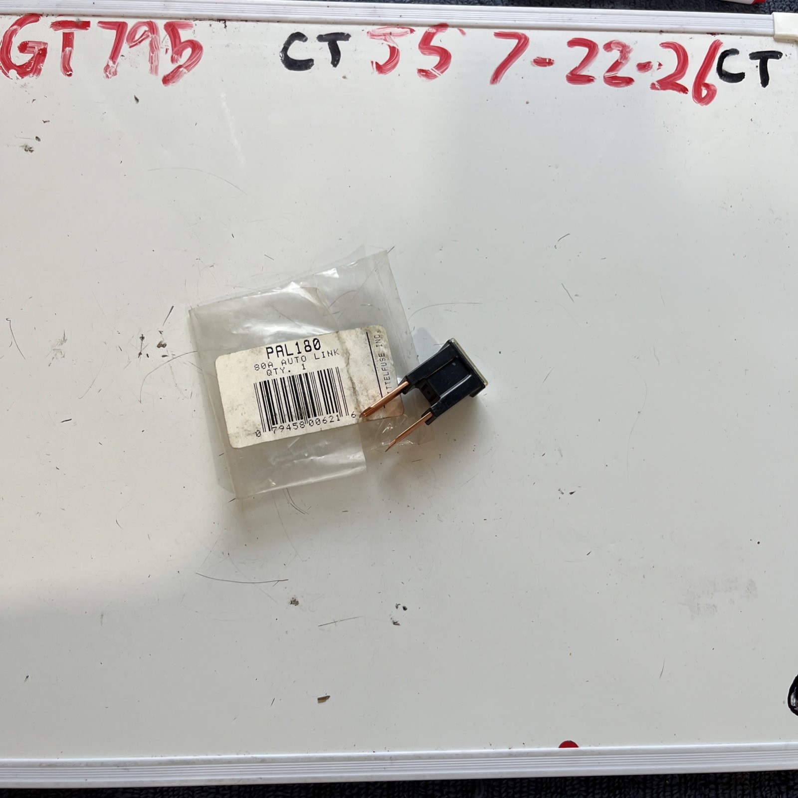 Littelfuse PAL180BP 80A 80 Amp Fuse (PAL Fuse Male Terminal) NOS OEM