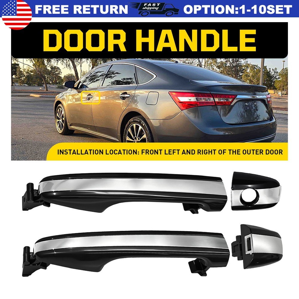 Exterior Door Handle For Toyota Venza 2009-13 Primed Front Left Right Side 2-20x
